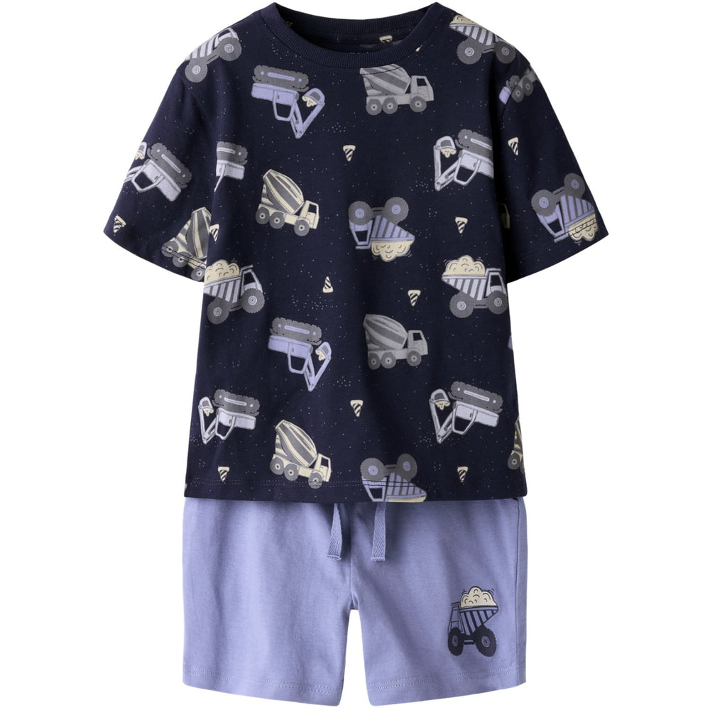 Køb Name It Navy Blazer With Infinity Shorts Nmmhector Shorts Sæt