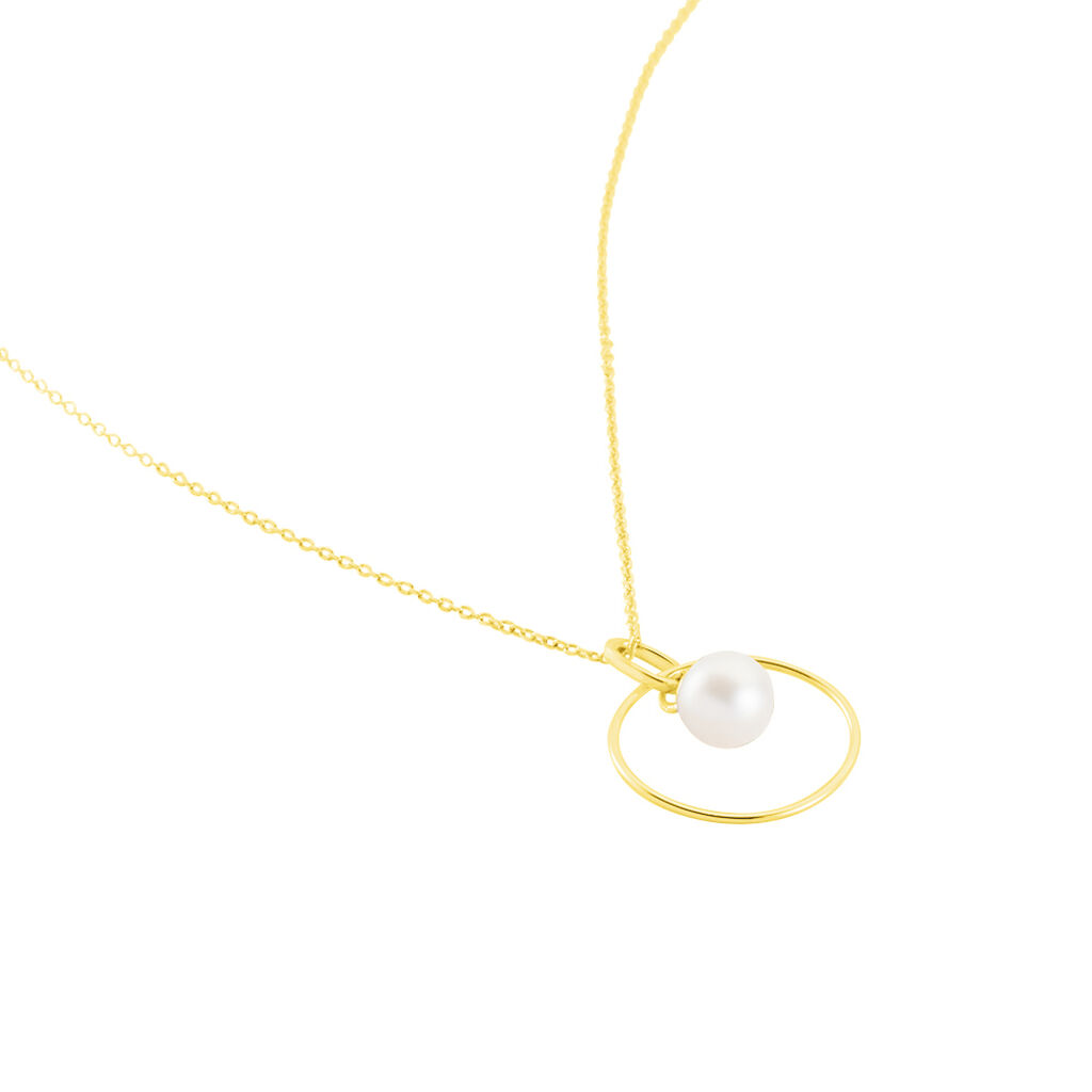 Collier Salvine Or Jaune Perle De Culture