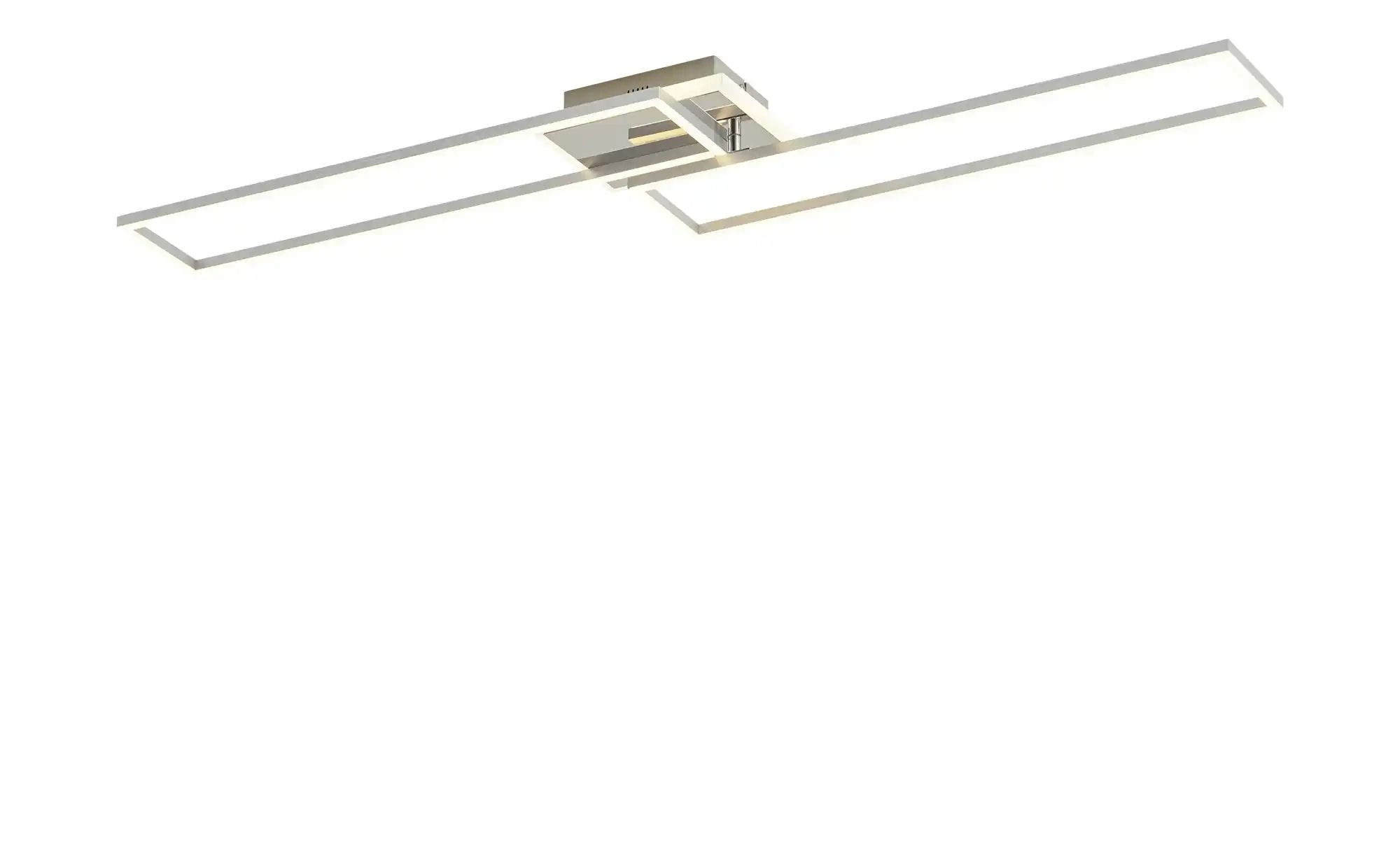 KHG LED-Deckenleuchte, 3-flammig, chrom/ alu mit Fernbedienung