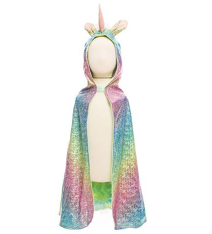 Great Pretenders Udklædning - Kappe - Rainbow Unicorn/Dragon
