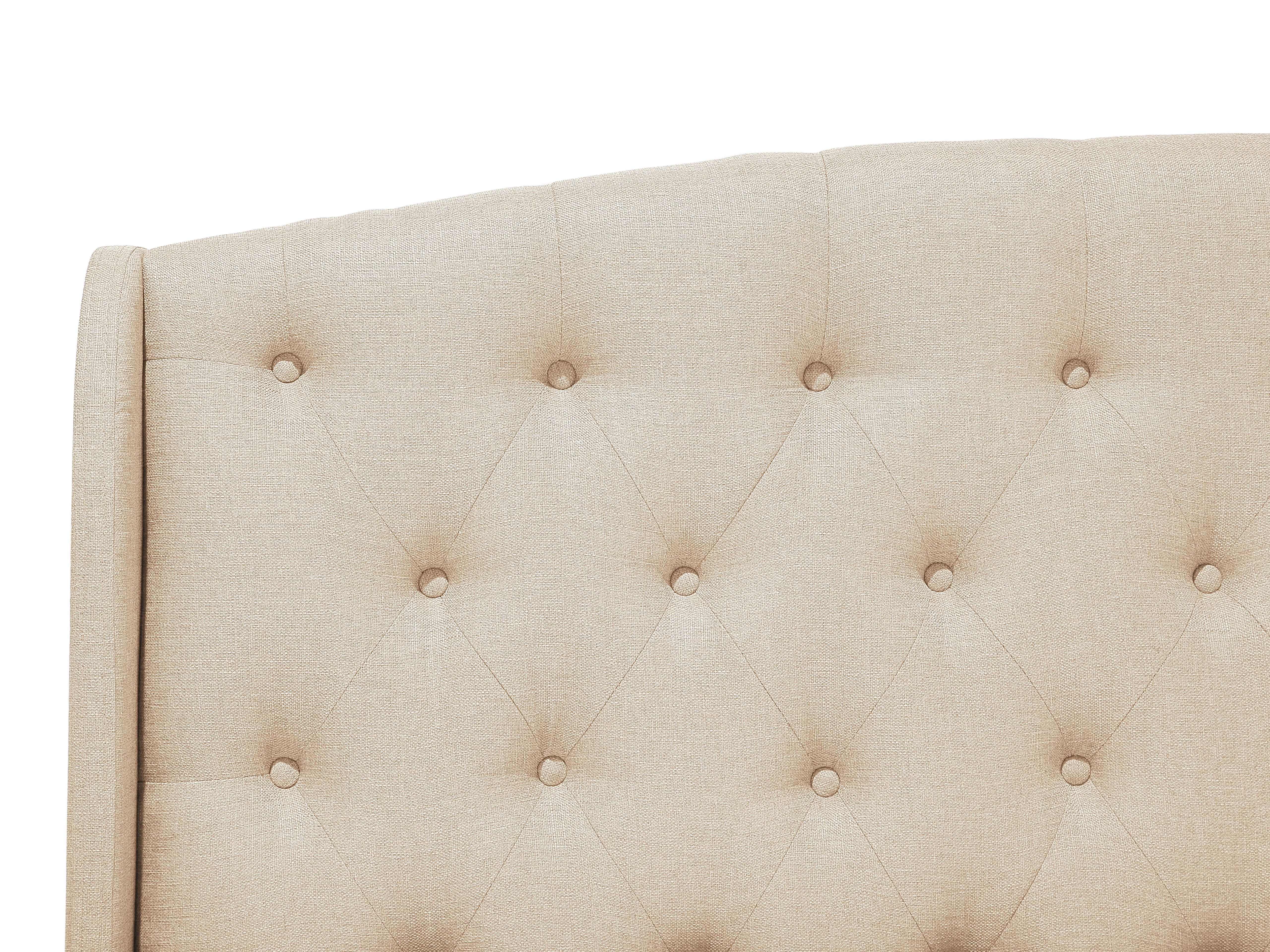 Bed Stof BORDEAUX 180 x 200 cm Beige