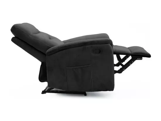 Fauteuil relaxation relevable manuellement PARIS coloris noir