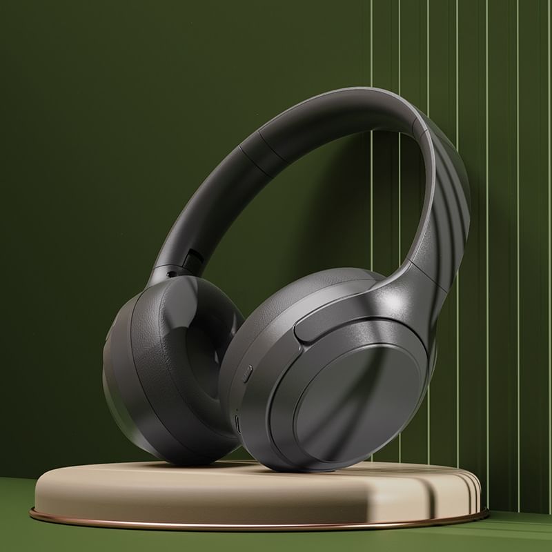 HOMTEC - USB oplaadbare Bluetooth-hoofdtelefoon