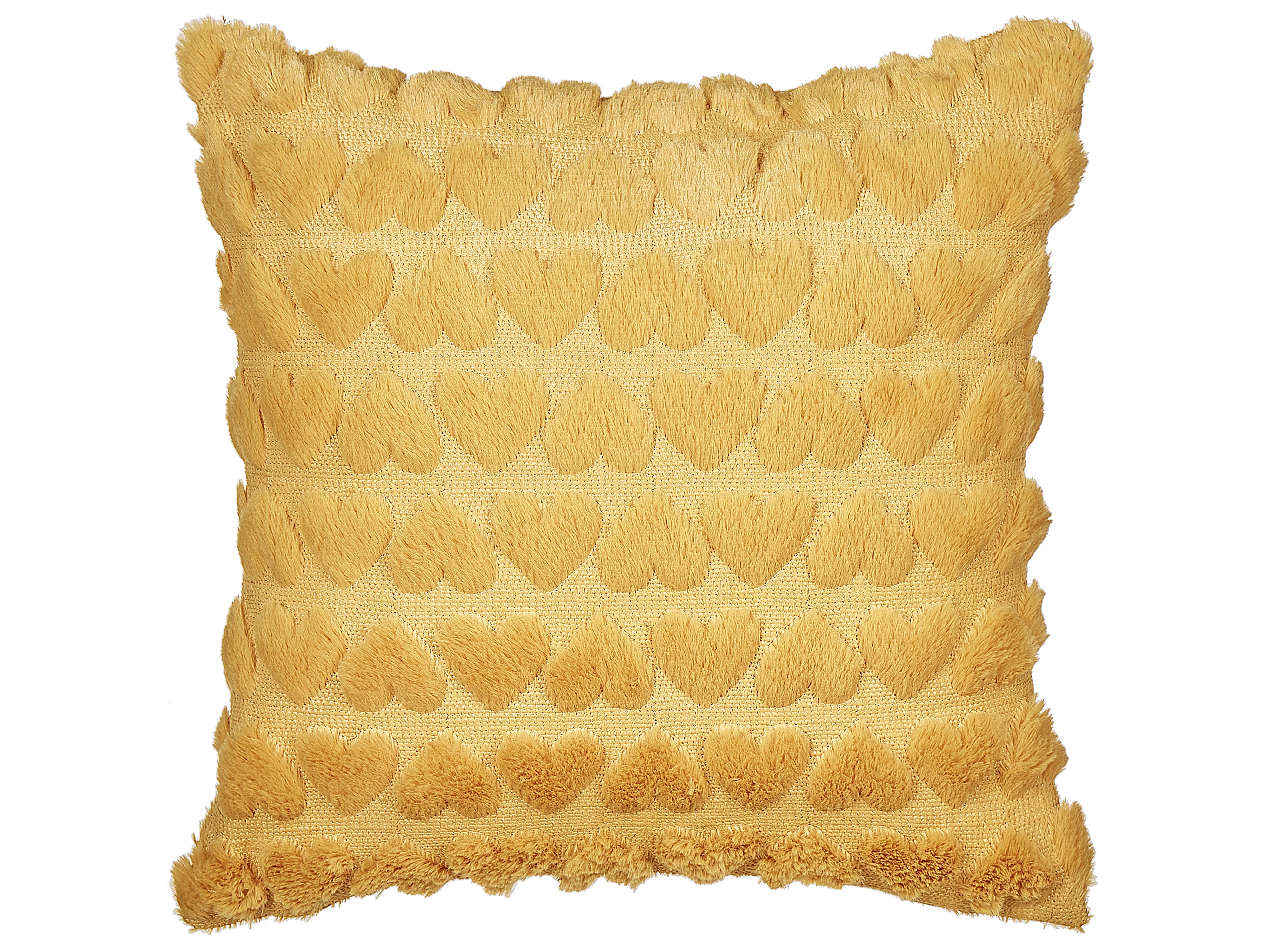 Set van 2 sierkussens ASTRANTIA 45 x 45 cm Geel