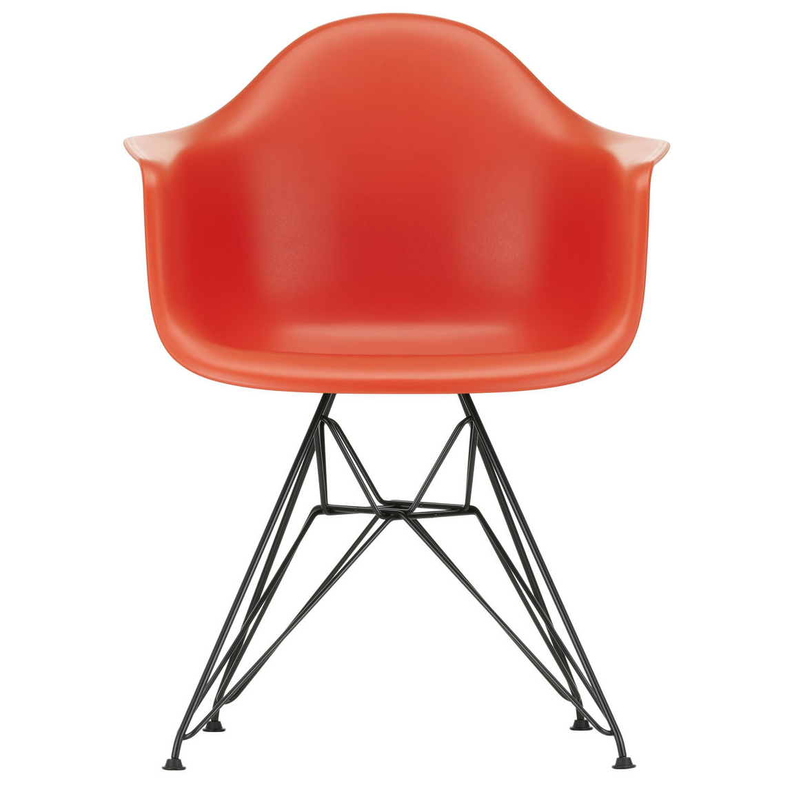Eetkamerstoel DAR RE zwart Poppy Red