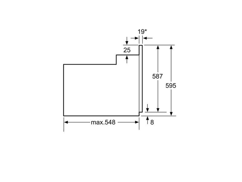Bosch Einbaubackofen HBF011BR0 Einbauherd/Backofen