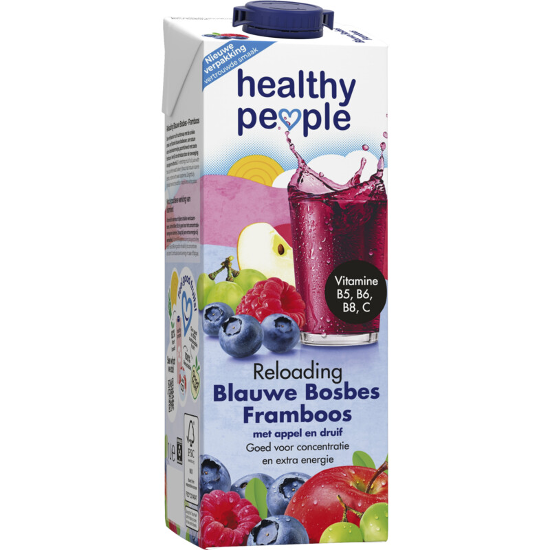 Healthy people Blauwe bosbes framboos
