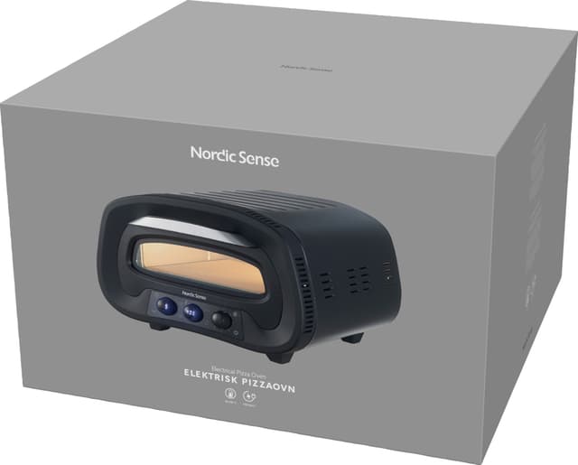 Nordic Sense elektrisk pizzaovn 33364 (sort)