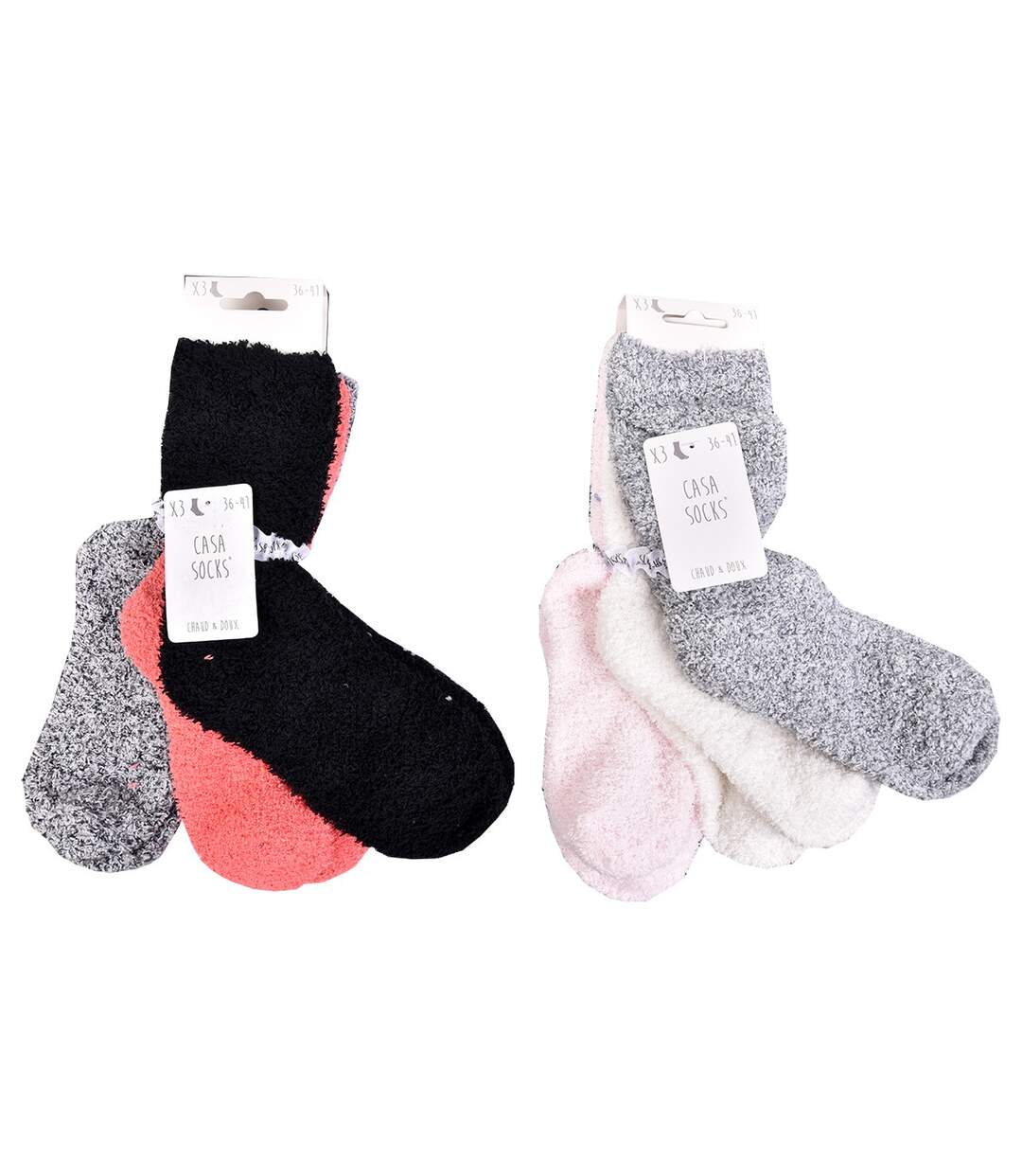 Chaussettes pour Femme Casa Socks Toucher Doux Pack de 6 CASA SOCKS Toucher Doux