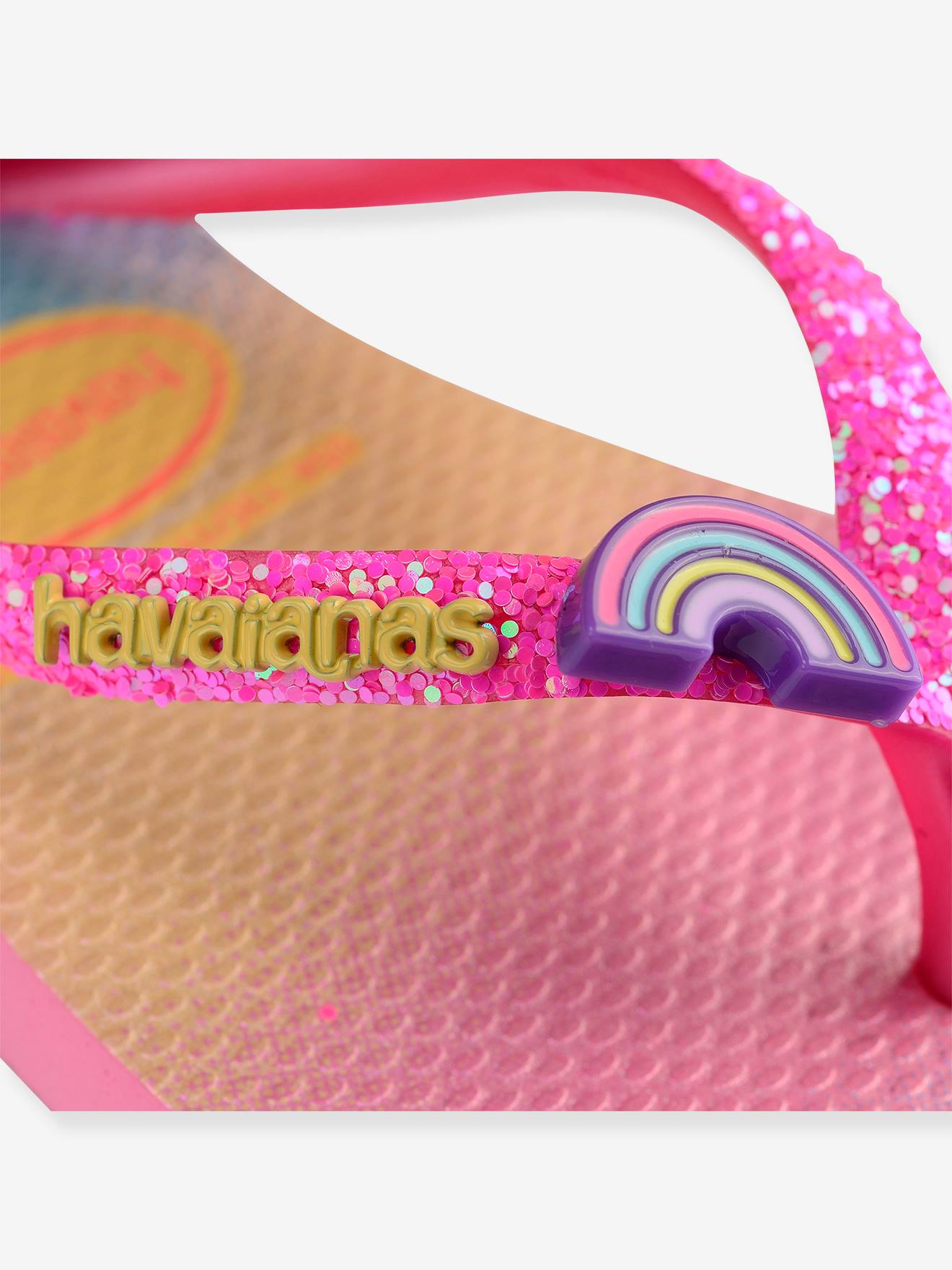HAVAIANAS® infantis Slim Glitter Trendy rosa