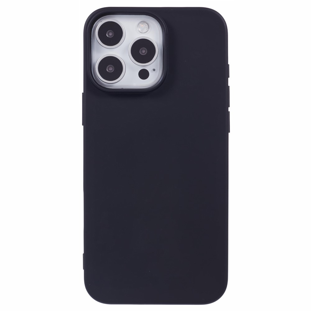 iPhone 16 Pro Gummi Case Schutzhülle - Schwarz (Matt)