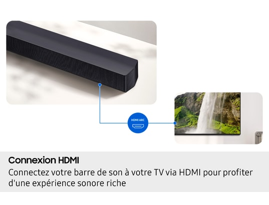 SAMSUNG - Barre de son HW-B460F/XE
