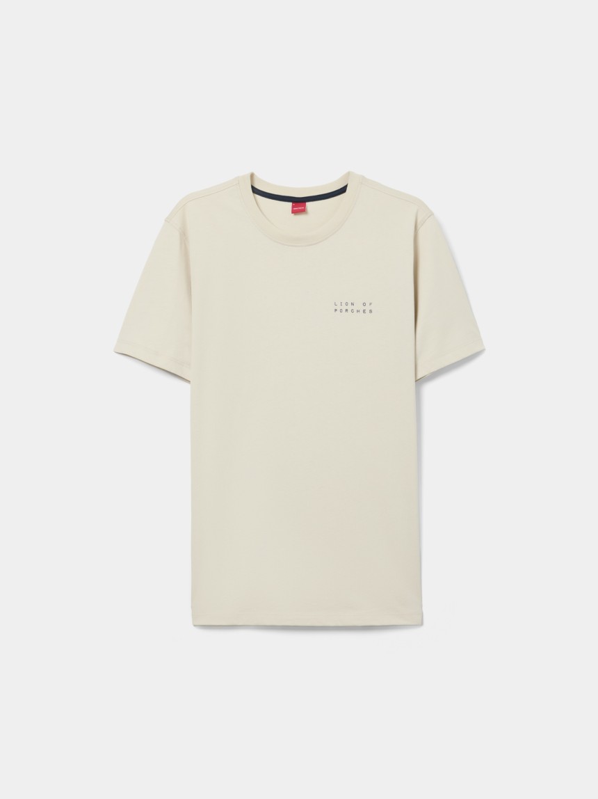 T-shirt de manga curta em algodão