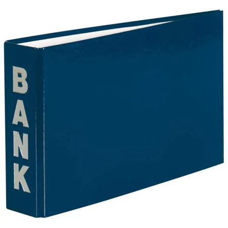Stylex Bankordner für Kontoauszüge, blau, 10 Stück