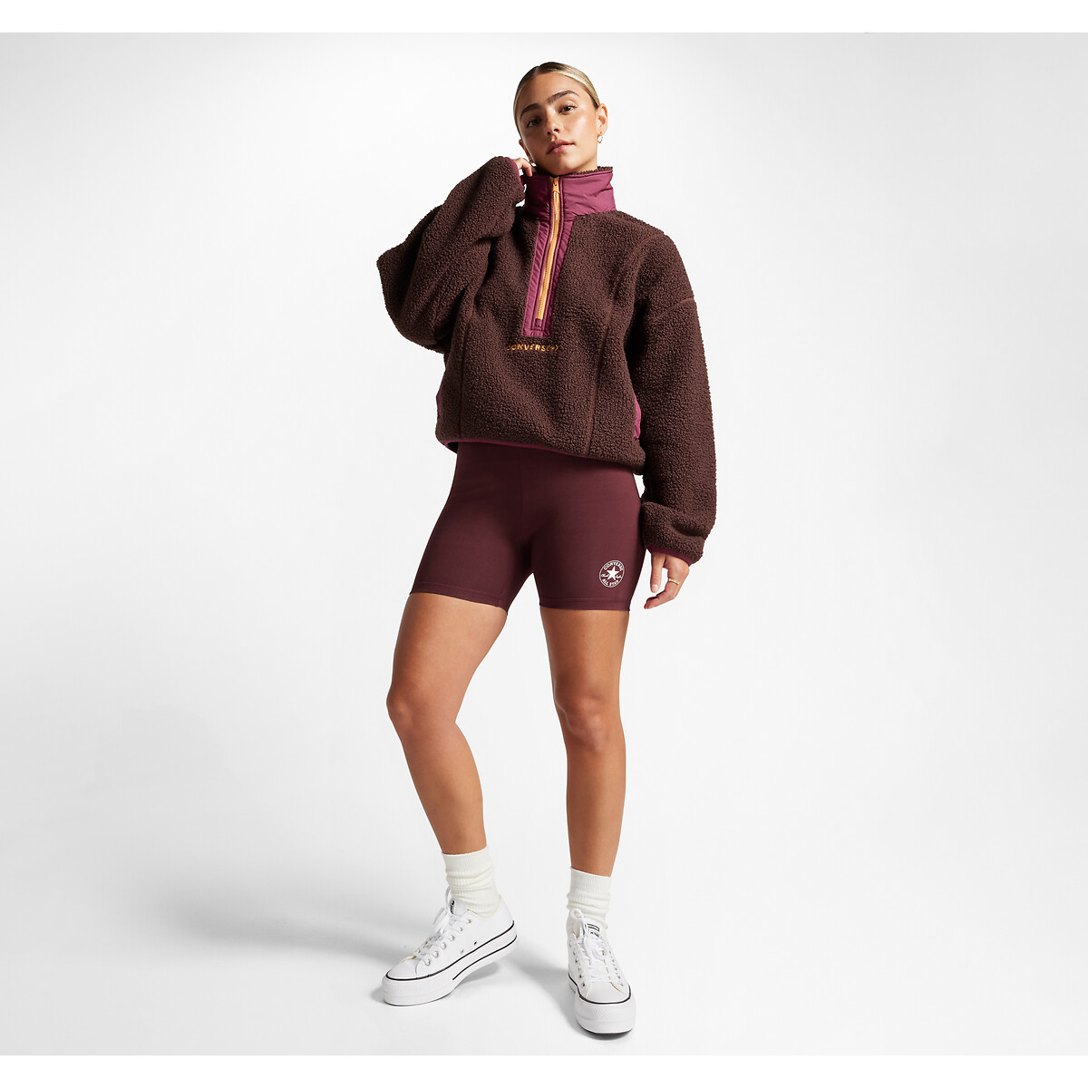 CONVERSE<br>Shorts de ciclismo retrô Chuck