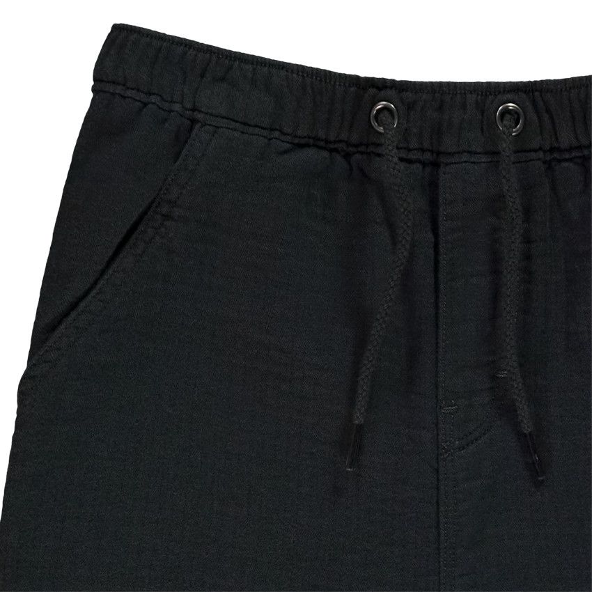 Pantalon uni en toile pour bébé garçon - Gris foncé