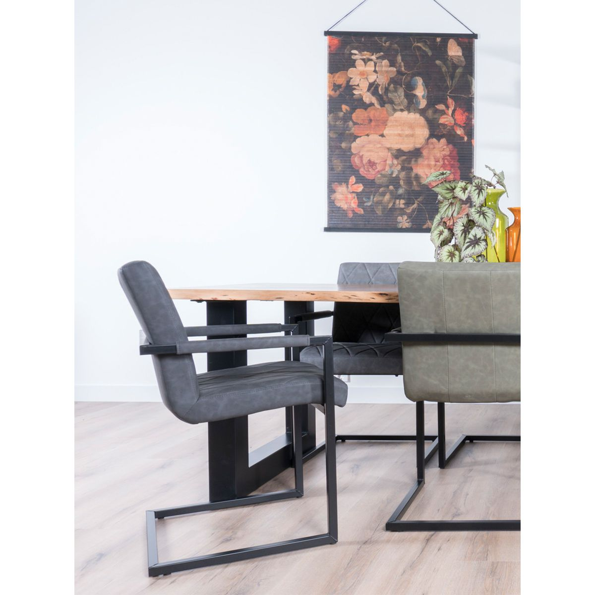 Eettafel Mats U-poot 180cm