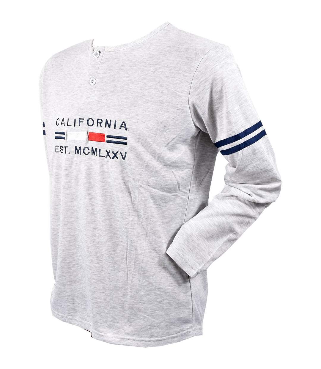 Pyjama Homme Long SWEET SECRET Z2849 CALIFORNIA GRIS