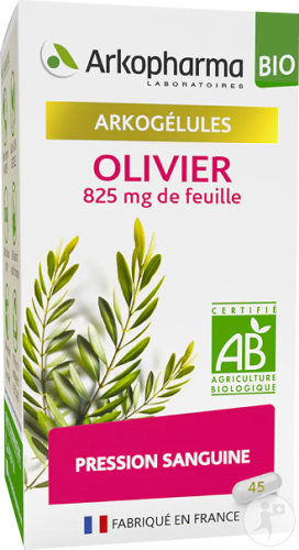 Arkogélules Olivier Bio Pression Sanguine Complément Alimentaire 45 Gélules