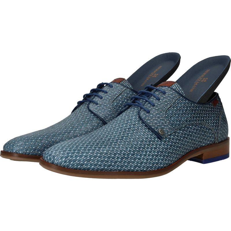 Berkelmans Oulton Veterschoenen Blauw Heren
