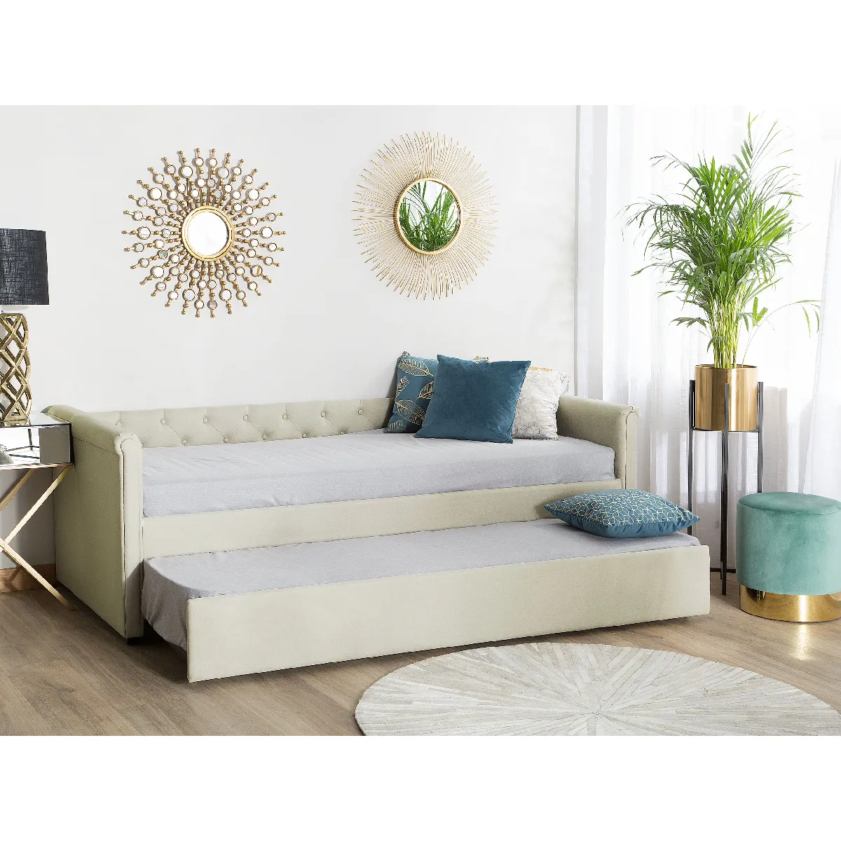 Beliani Libourne - 80 x 200 cm - Beige