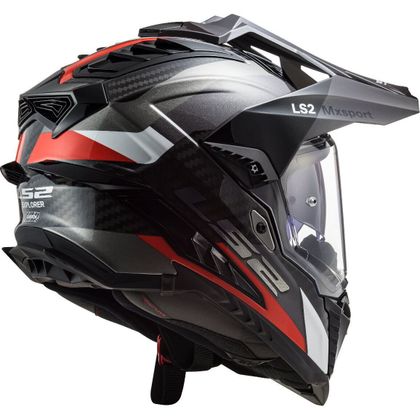 Casque LS2 MX701 - EXPLORER C - FRONTIER - Rouge
