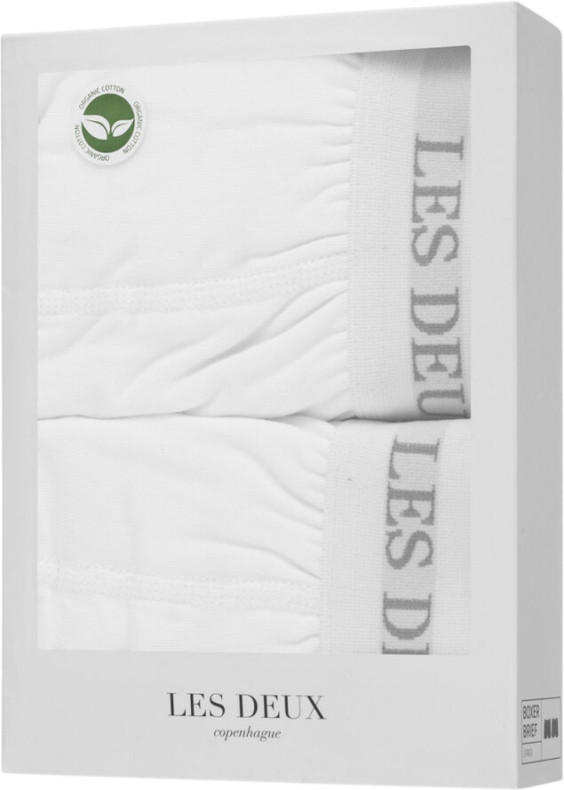 Les Deux Warren 2-Pack Boxers White