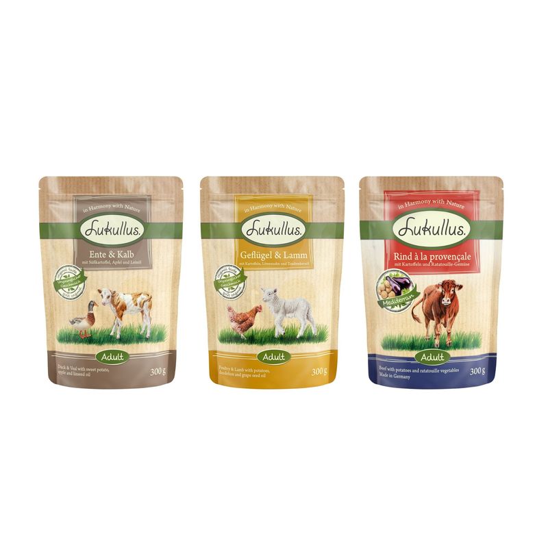 Offre d'essai mixte Lukullus sans céréales