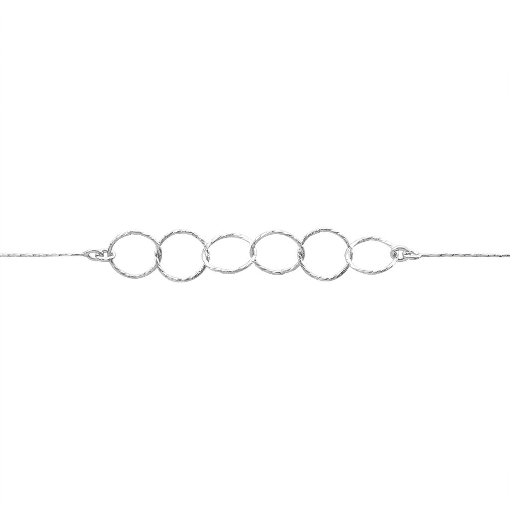 Bracelet Bulle Argent Blanc