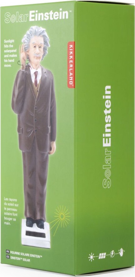 Einstein Solcelle Figur - Kikkerland