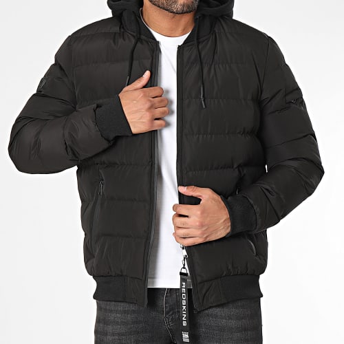 Doudoune Capuche Austin Jacke Noir