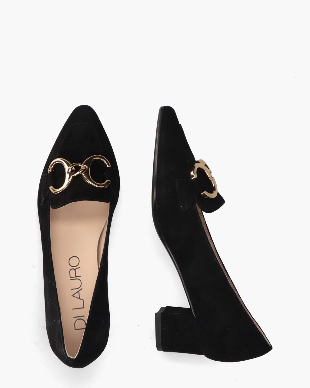 Di Lauro Saskia Zwart Damesloafers