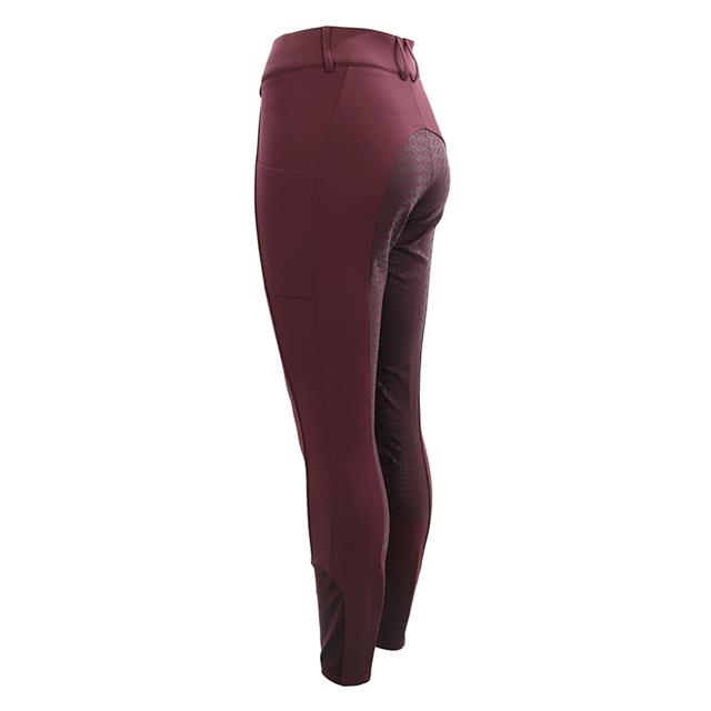 Paardrijbroek QUUR QKato Full Grip Donkerrood