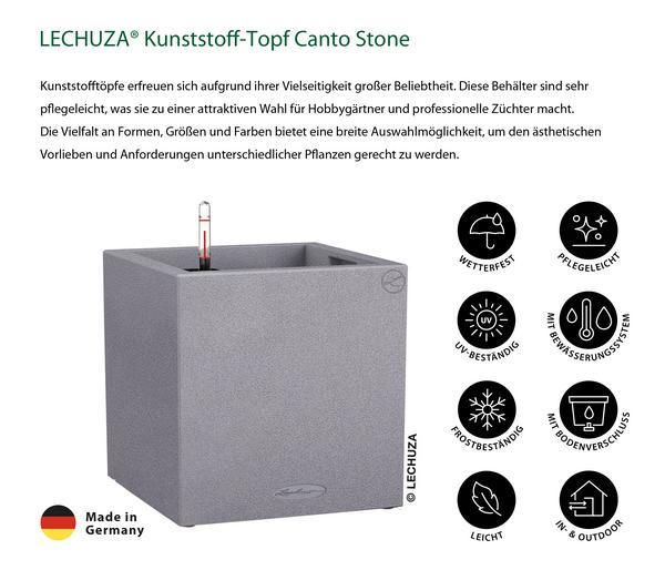 LECHUZA® Kunststoff-Topf Canto Stone,