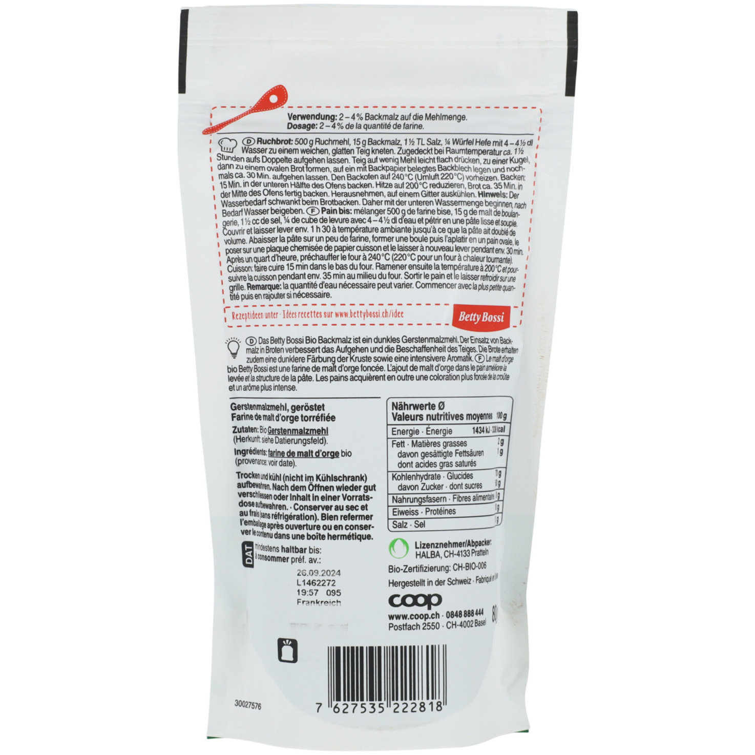 Naturaplan Bio Backmalz