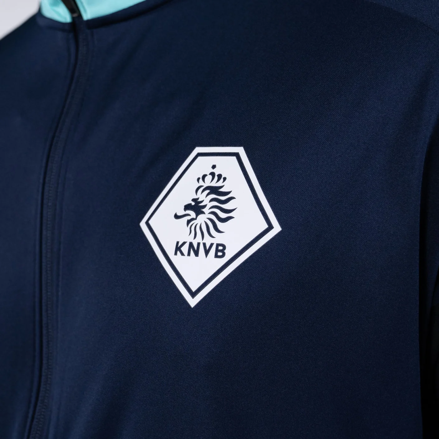 Nike KNVB Trainingspak 2024-2026 Donkerblauw Turquoise Zwart