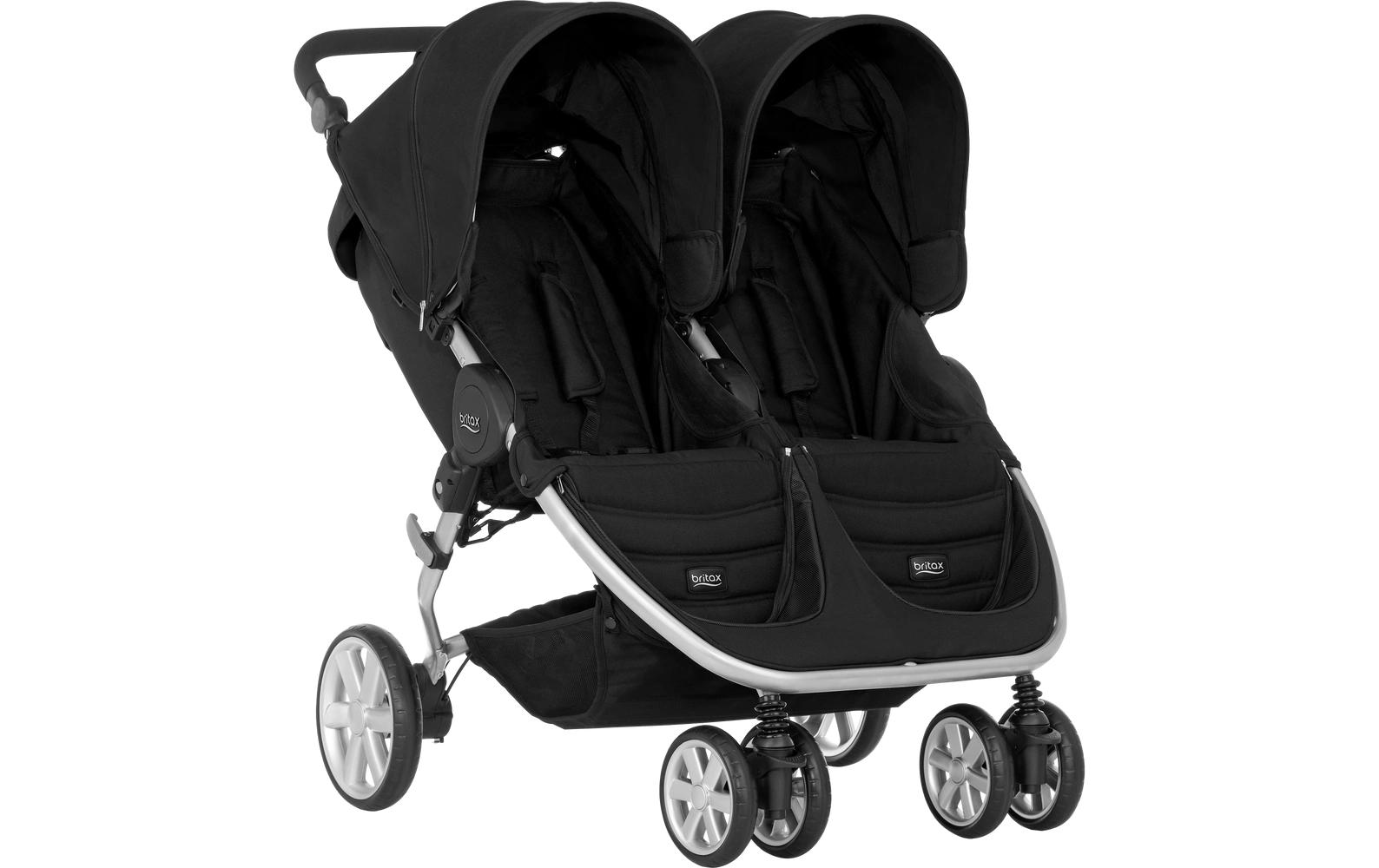 Geschwisterwagen B-Agile Double Cosmos Black<br>Zwillingswagen mit Komfort