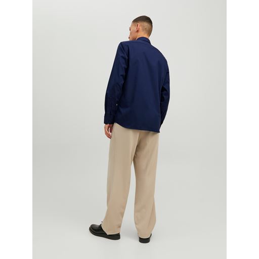Jack&Jones Langærmet Skjorte, Perfect Navy, L