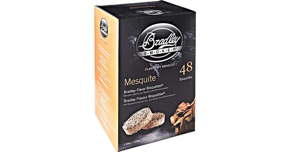 BradleyMesquite Wood Briketten rookhout  (48 stuks)