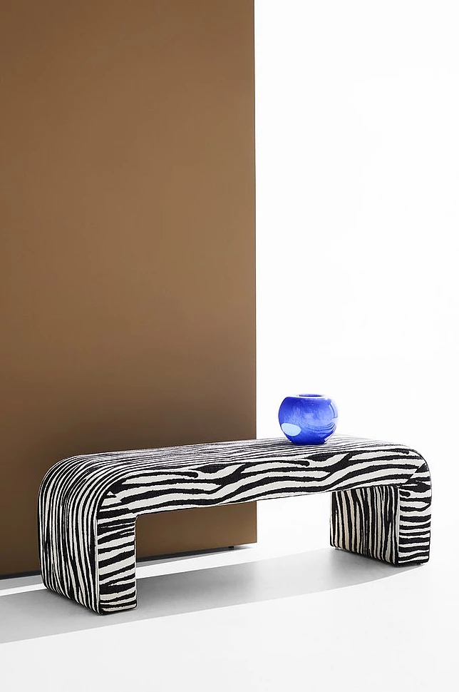 Odette bänk zebra 120 cm