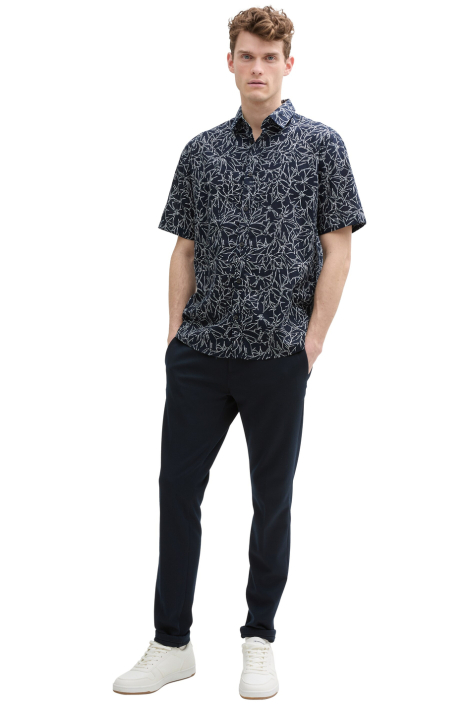 Tom Tailor blauwe heren overhemd
