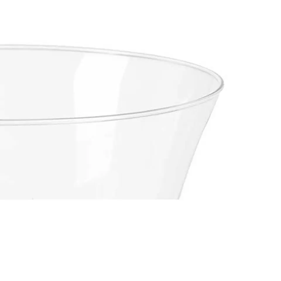 Giftdecor Bloemenvaas trompet - transparant glas - D18 x H37 cm - 5L