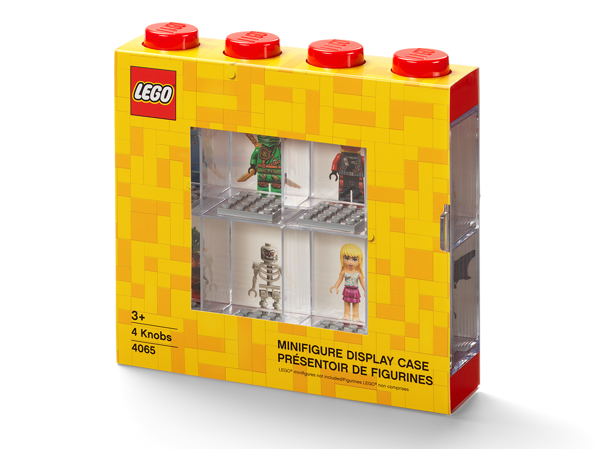 Caixa expositora para 8 minifiguras – Vermelha 5006151
