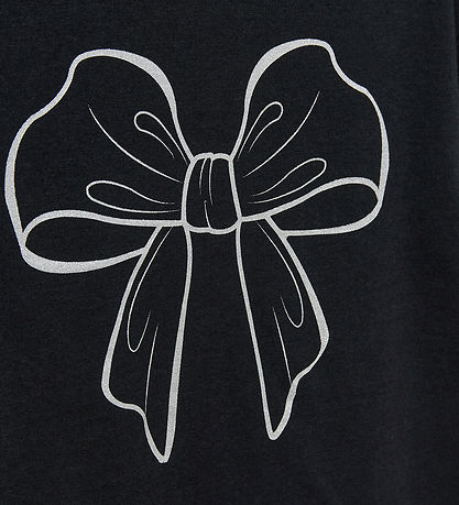 Sofie Schnoor T-Shirt - Asiask - Schwarz/Schleife