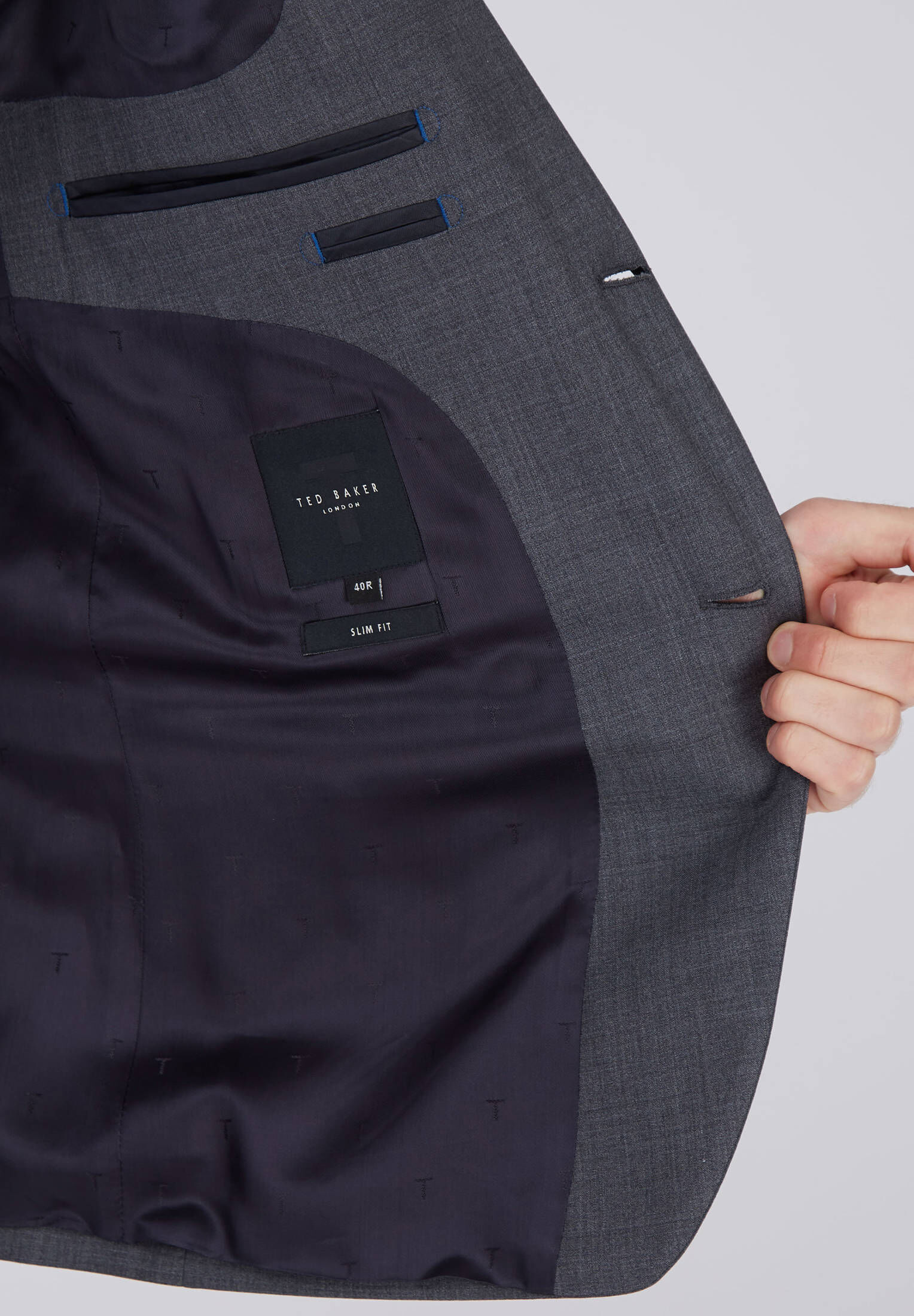 Ted Baker| Herren Anzugjacke Premium Charcoal