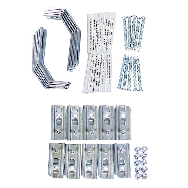 Kit de fixation pour pose en applique de fenêtre et porte fenêtre 140-160 mm