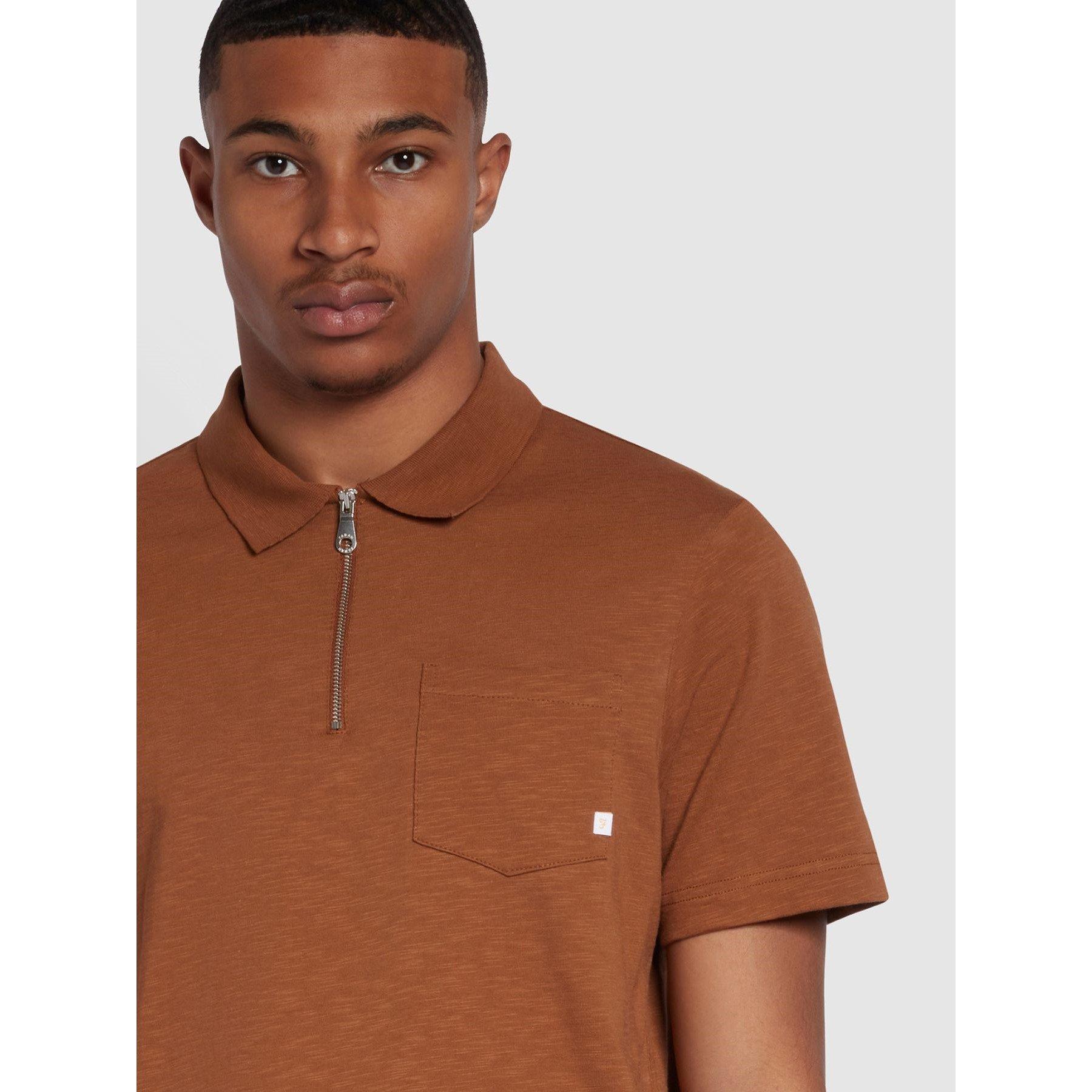 Farah Chancery Zip Polo Shirt