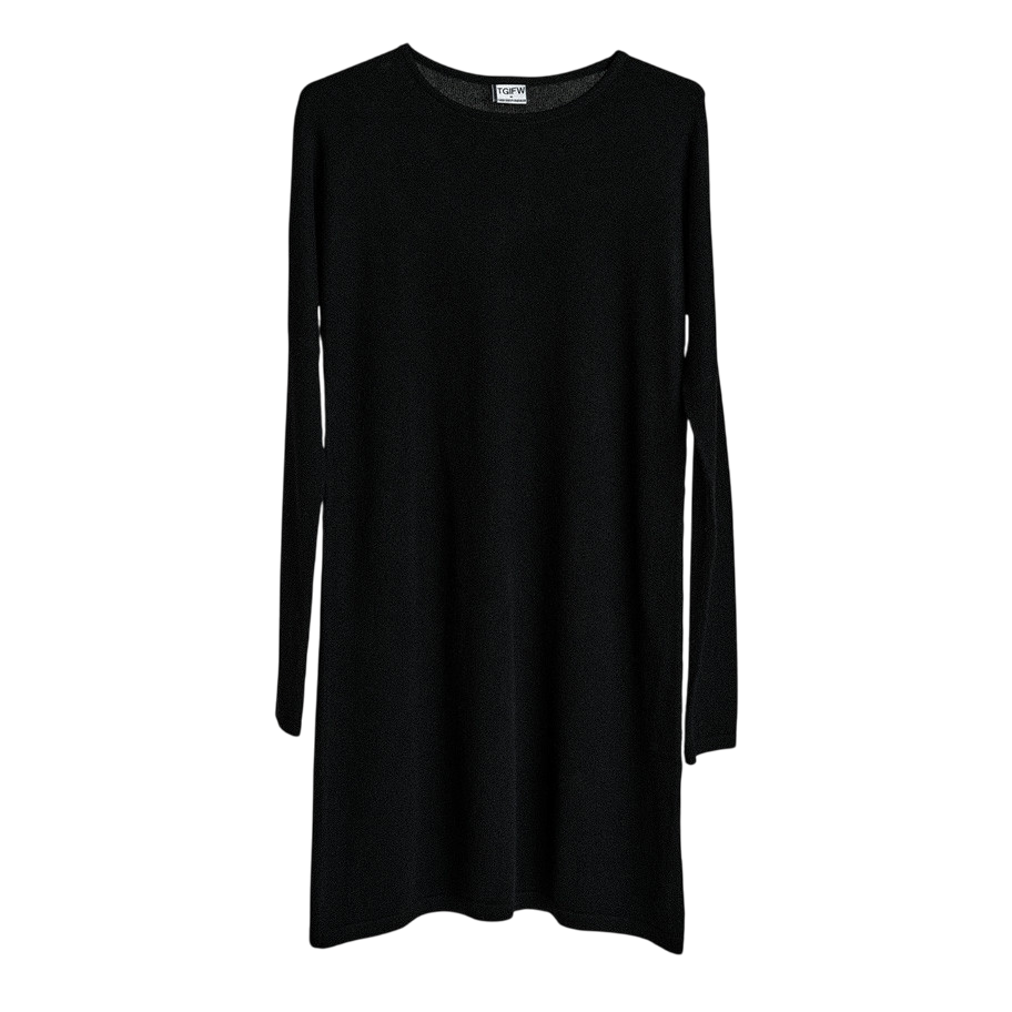 Kaschmir Strickkleid schwarz