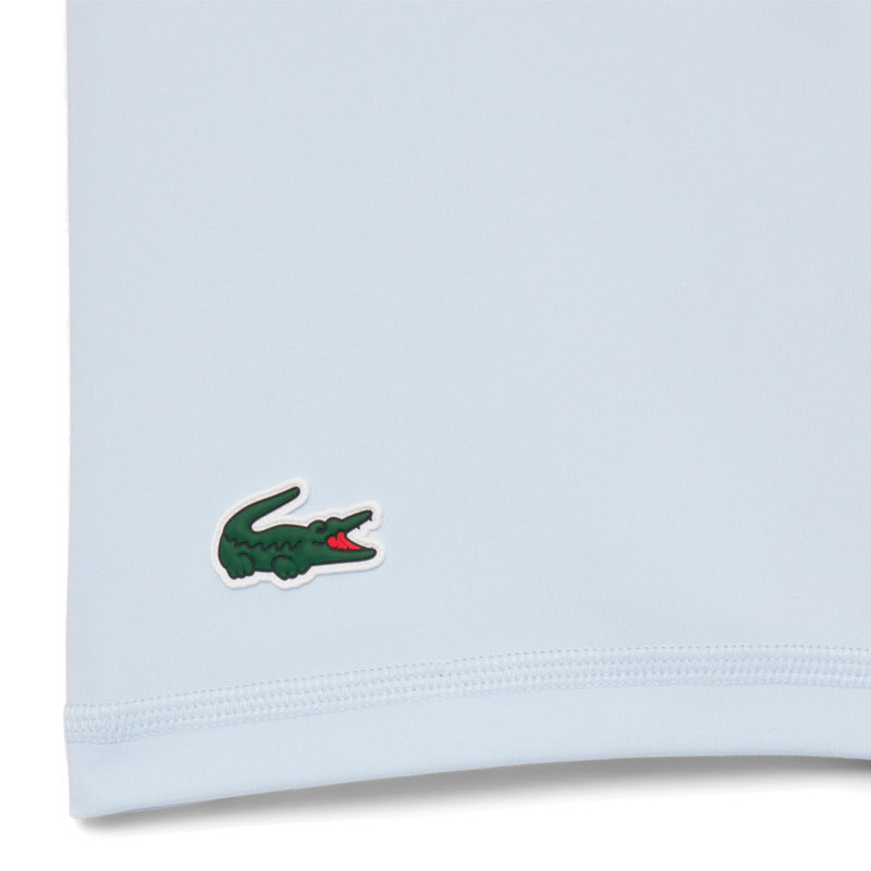 Robe de tennis bleu pour femme Lacoste Stretch avec shorty séparé