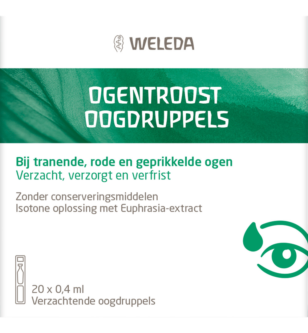 WELEDA Ogentroost oogdruppels 0.4ml (20 stuks)